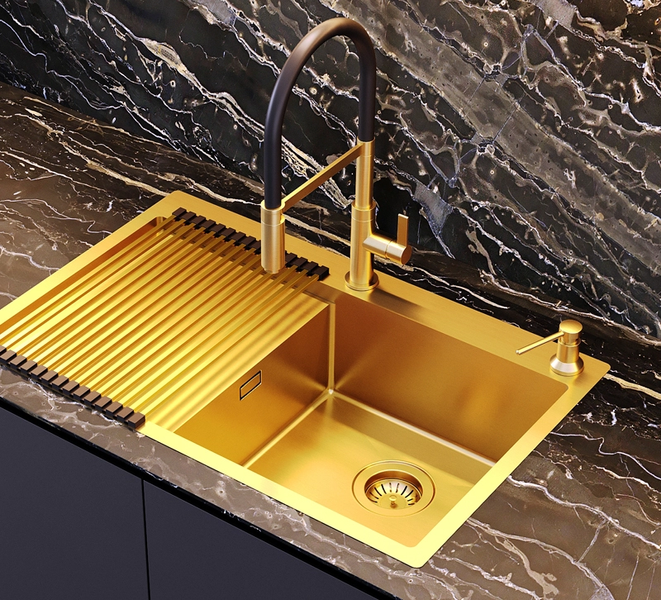 Змішувач для кухні HELIKA Colos 7003 Gold | G Colos 7003 Gold | G фото