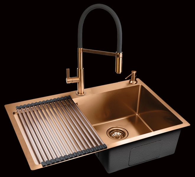 Змішувач для кухні HELIKA Colos 7003 Gold | G Colos 7003 Gold | G фото