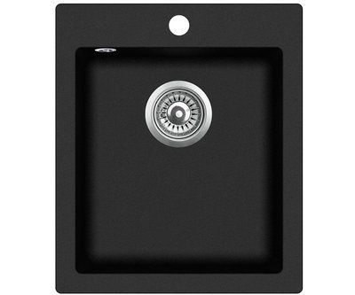Кухонна мийка HELIKA SIMPLEX SQS 100W - Чорний SIMPLEX SQS 100W - 601 фото