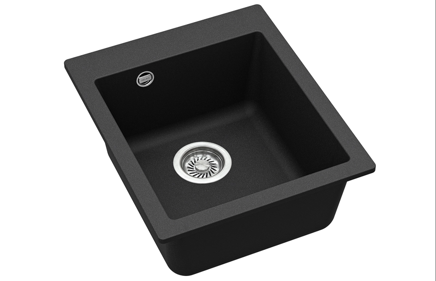 Кухонна мийка HELIKA SIMPLEX SQS 100W - Чорний SIMPLEX SQS 100W - 601 фото