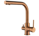 Смеситель с питьевым каналом HELIKA Akvaduo 2663L Copper | C Akvaduo 2663L Chrome | 001 фото