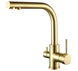 Смеситель с питьевым каналом HELIKA Akvaduo 2663L Gold | G Akvaduo 2663L Chrome | 001 фото